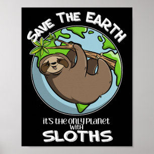 Affiche Sauvez la Terre C'est la seule planète avec des fe