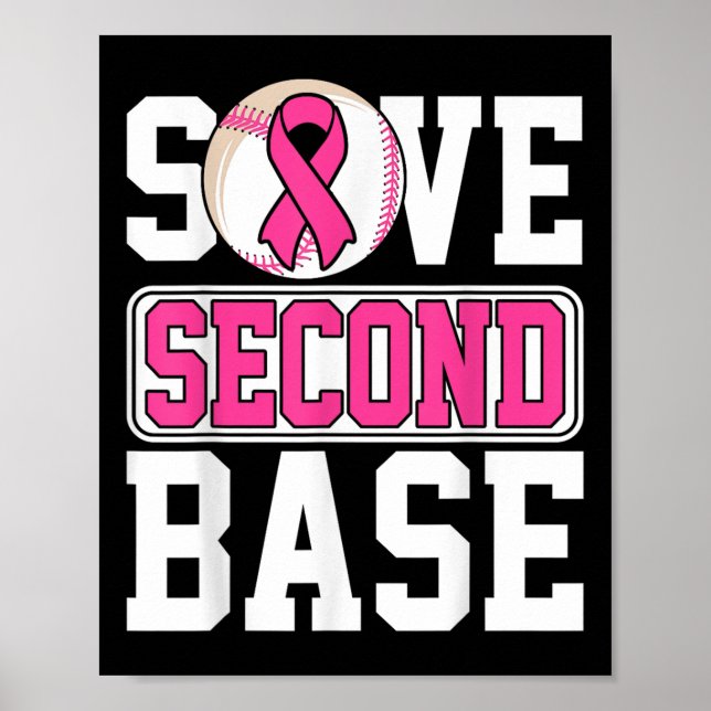 Affiche Sauvez le 2e joueur de baseball de la base Cancer  (Devant)