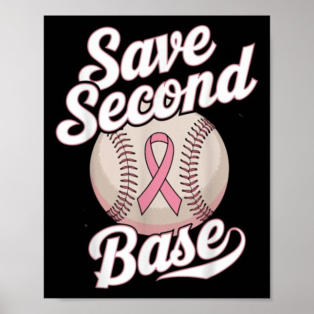 Affiche Sauvez le 2e joueur de baseball de la base Cancer  (Devant)