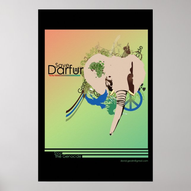 Affiche Sauvez le Darfour (Devant)