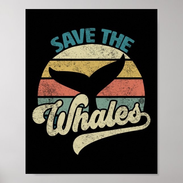 Affiche Sauvez Le Rétro Des Baleines (Devant)
