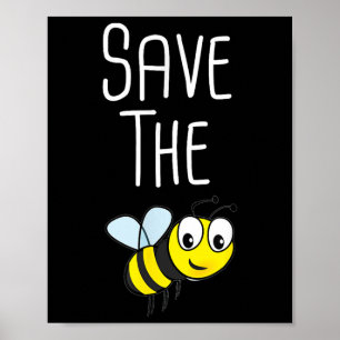 Affiche Sauvez les abeilles - Protection De l'environnemen