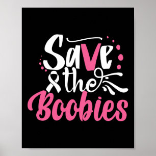 Affiche Sauvez les bébés Boo Cancer du sein Cancer du sein