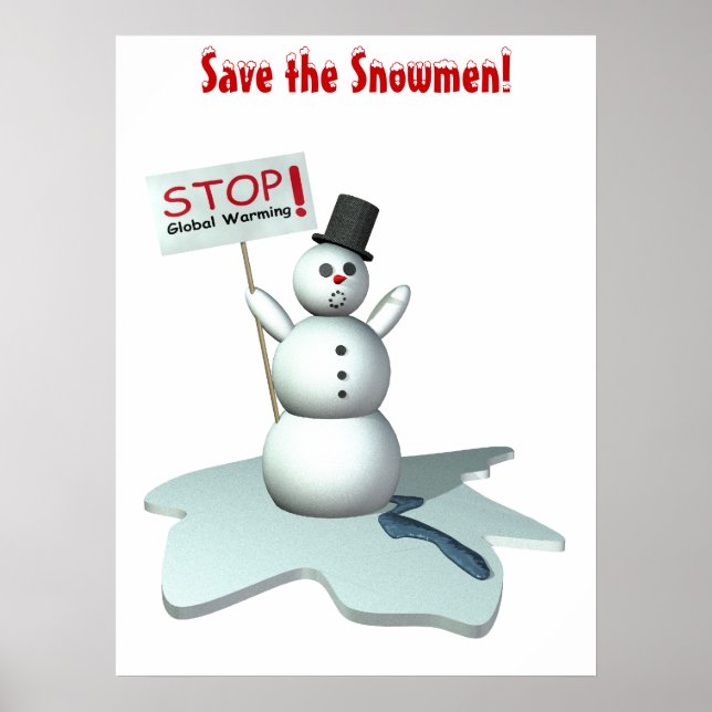 Affiche Sauvez les Snowmen ! (Devant)
