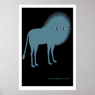 Affiche Sauvez-moi s'il vous plaît, je suis ici  Impressio