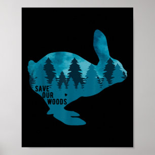 Affiche Sauvez Notre Bois De l'environnement Protection Ra