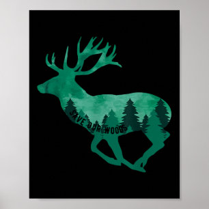 Affiche Sauvez Notre Bois Protection De l'environnement De