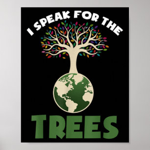 Affiche Sauvez Notre Planète Pour Des Arbres De Protection