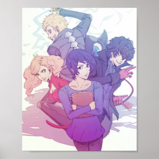 Affiche Sauvons Yusuke ! Personnona 5 design