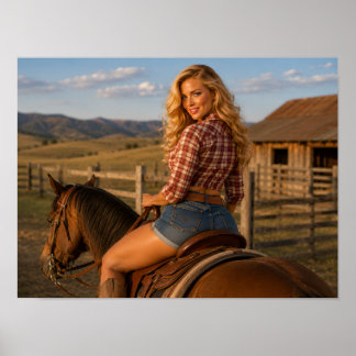 Affiche Savannah Cole - Équitation