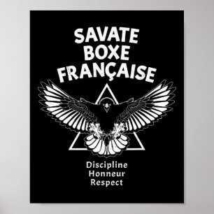 Affiche Savate Boxe Française Aigle
