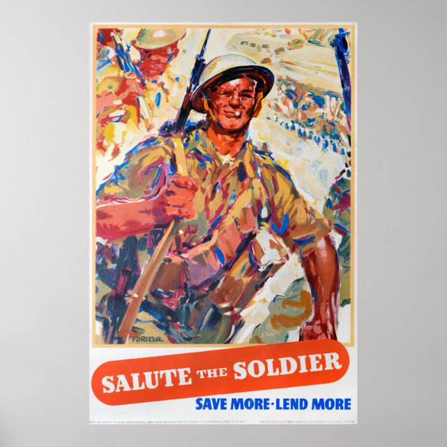 Affiche Save More, Reprint of British war time poster. (Devant)