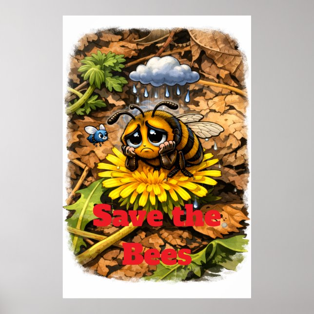 Affiche Save the Bees (Devant)