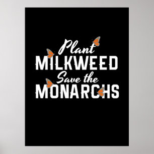 Affiche Save The Monarchs Butterfly