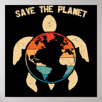 Affiche save the planet