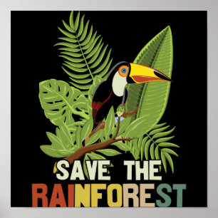 Affiche save the rainfor