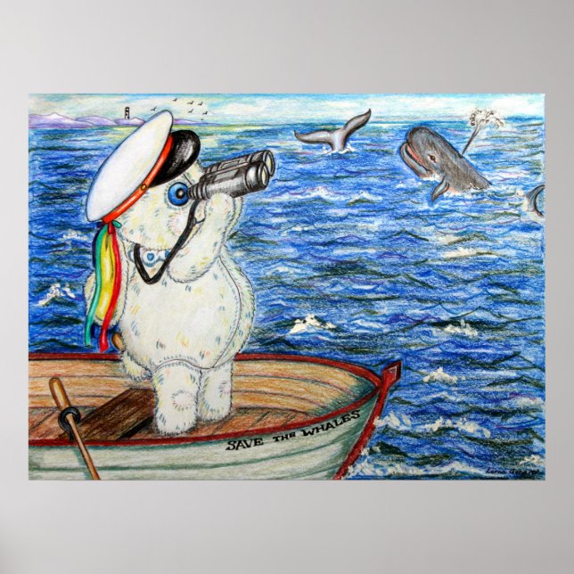 Affiche Save the Whales (Devant)