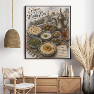 Affiche Saveurs du Moyen-Orient Culinaire