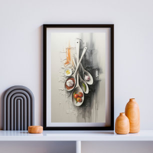 Affiche Saveurs sous forme