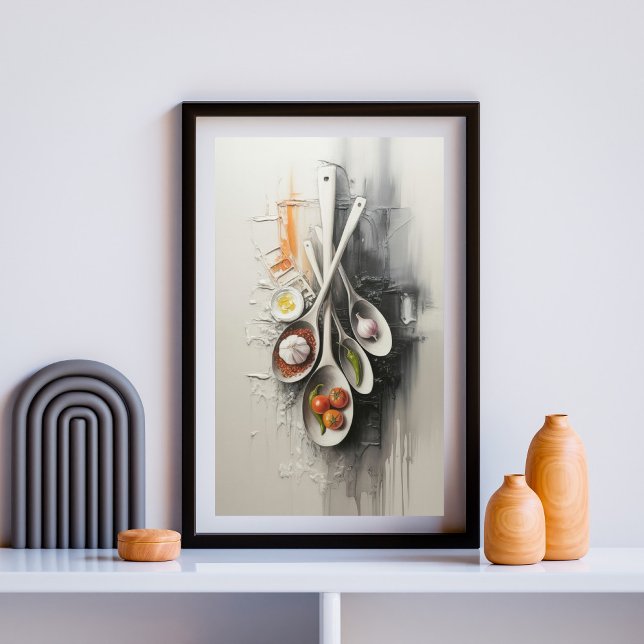 Affiche Saveurs sous forme (Créateur téléchargé)