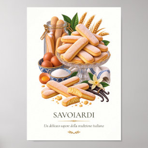 Affiche Savoiardi – Vintage Italian Dessert