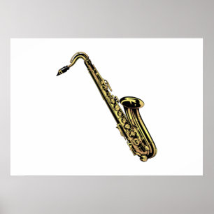 Affiche Saxophone