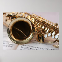 Saxophone et partition