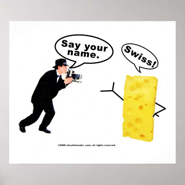AFFICHE SAY CHEESE (Devant)