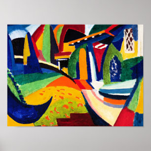 Affiche Sayen - Scheherazade, peinture colorée
