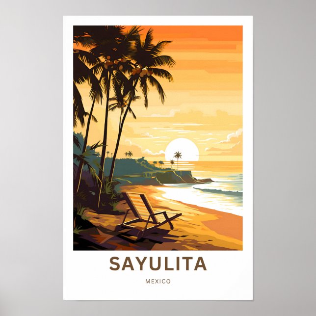 Affiche Sayulita Mexico Travel Print (Devant)