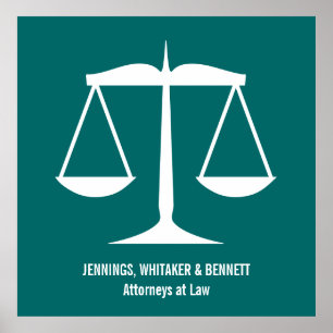 Affiche Scales of Justice