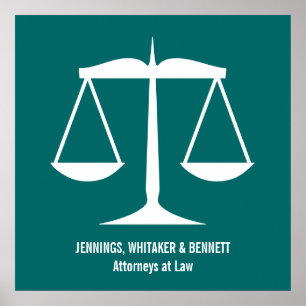 Affiche Scales of Justice