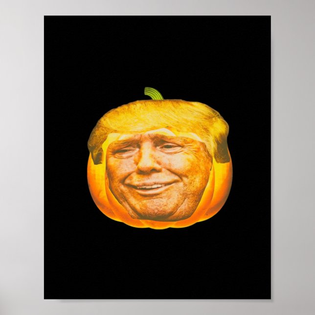 Affiche Scandale Trumpkin Citrouille Halloween Conception  (Devant)