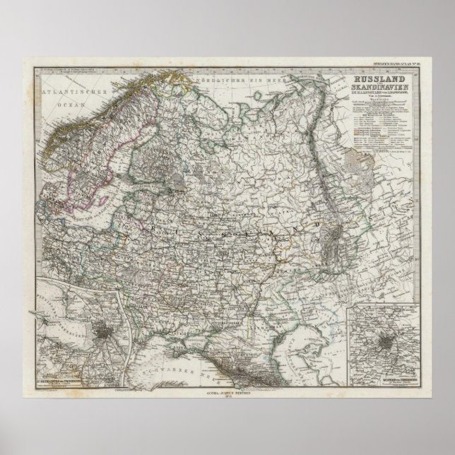 Affiche Scandinavie et Russie (Devant)