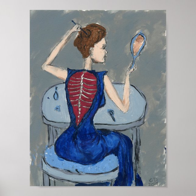 Affiche Scanne à costume humain #1. (Devant)