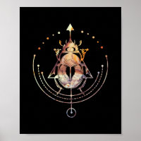 Scarab Sacré Géométrie occulte égyptienne