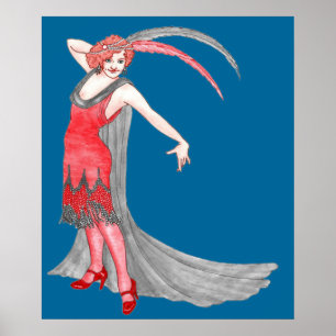 Affiche Scarlet Flapper