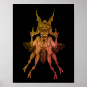 Affiche Scary Goblin Halloween