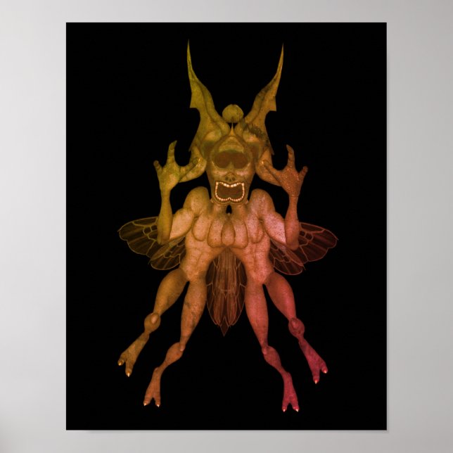 Affiche Scary Goblin Halloween  (Devant)