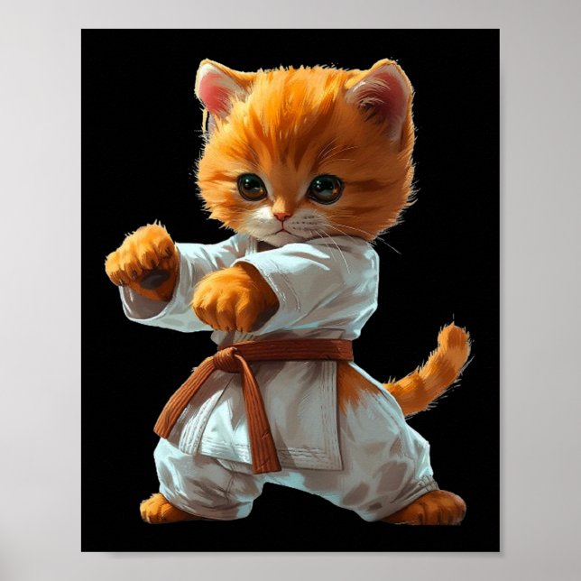 Affiche Scary Martial Arts Fighter Karate Boxer Comt Kung (Devant)