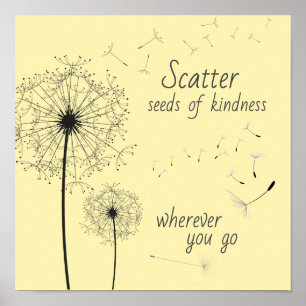 Affiche Scatter Kindness (Affiche)