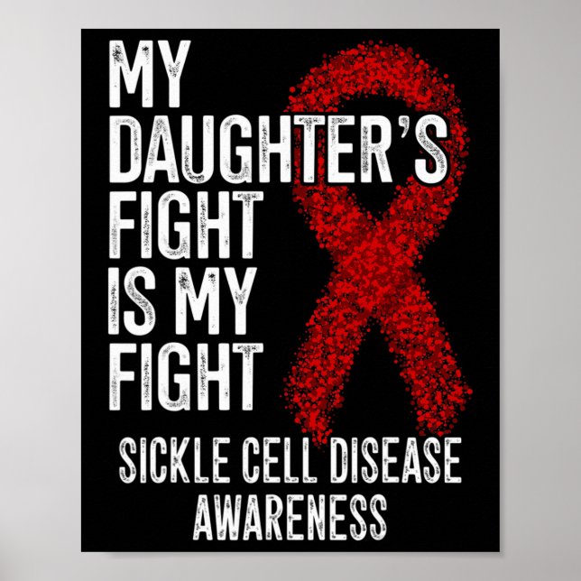 Affiche Scd My Daughter's Fight Is My Fight Sickle Cell Di (Devant)