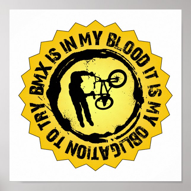 Affiche Sceau BMX fantastique (Devant)