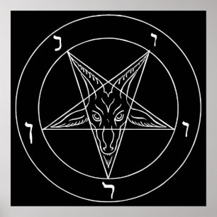 Affiche Sceau de Baphomet
