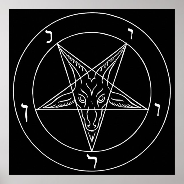 Affiche Sceau de Baphomet (Devant)