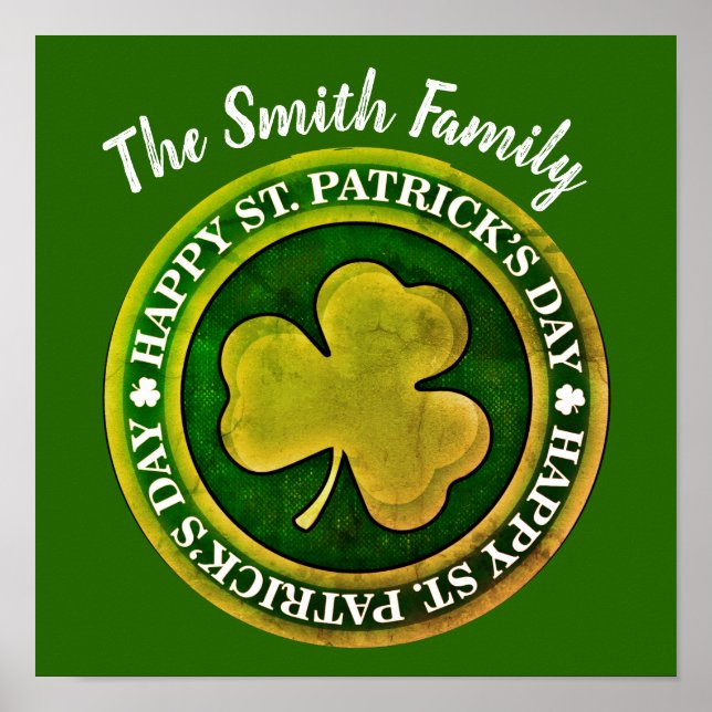 Affiche Sceau de la Saint Patrick (Devant)