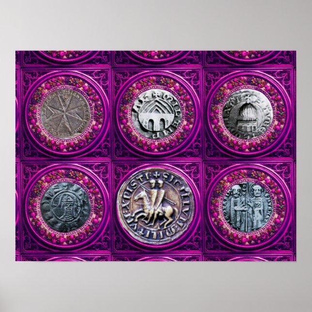 AFFICHE SCEAU DU MODÈLE DES CHEVALIERS (Devant)