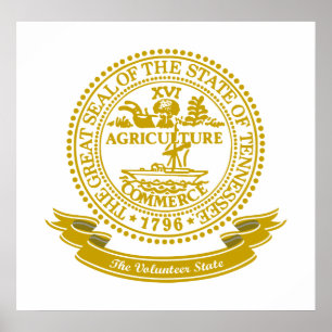 Affiche Sceau du Tennessee