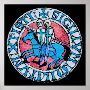 Affiche Sceau modèle des chevaliers