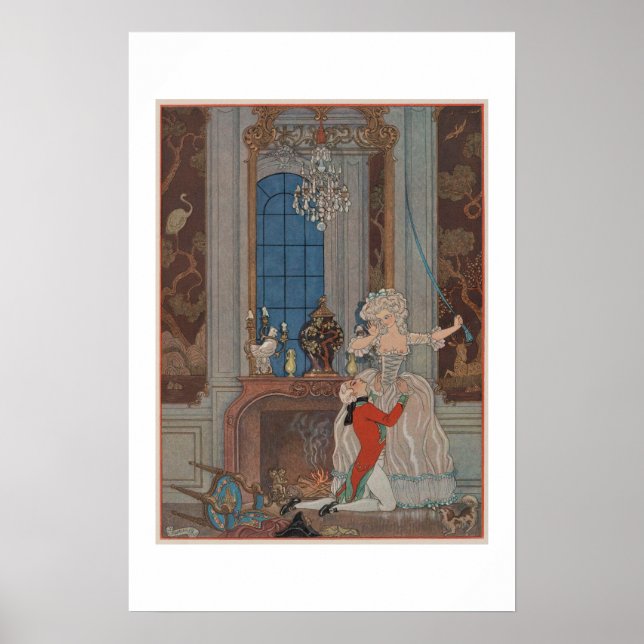 Affiche Scène à genoux des Liaisons Dangereuses (Devant)